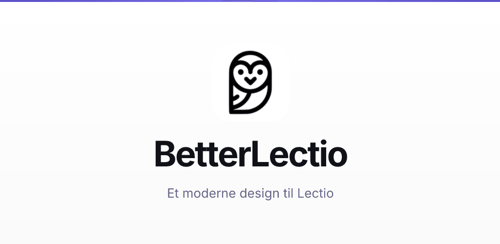 BetterLectios lille promobillede til browserbutikker i høj opløsning